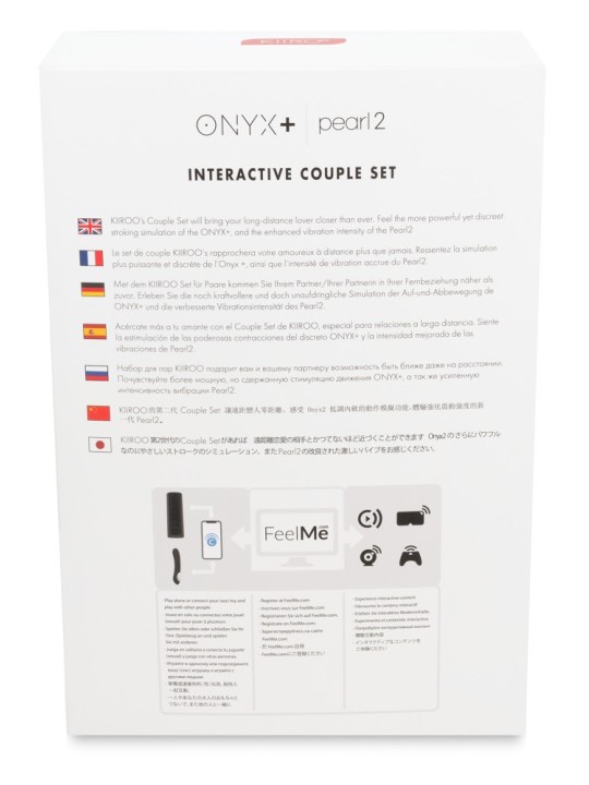 SET Masturbatore Hi Tech -Kiiroo Onyx Plus + Pearl 2 - Interattivi